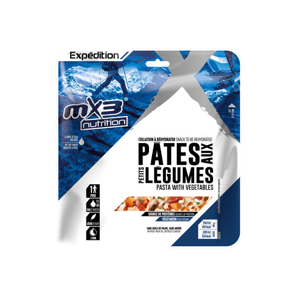 Pates plat lyophilise - MX3 Nutrition