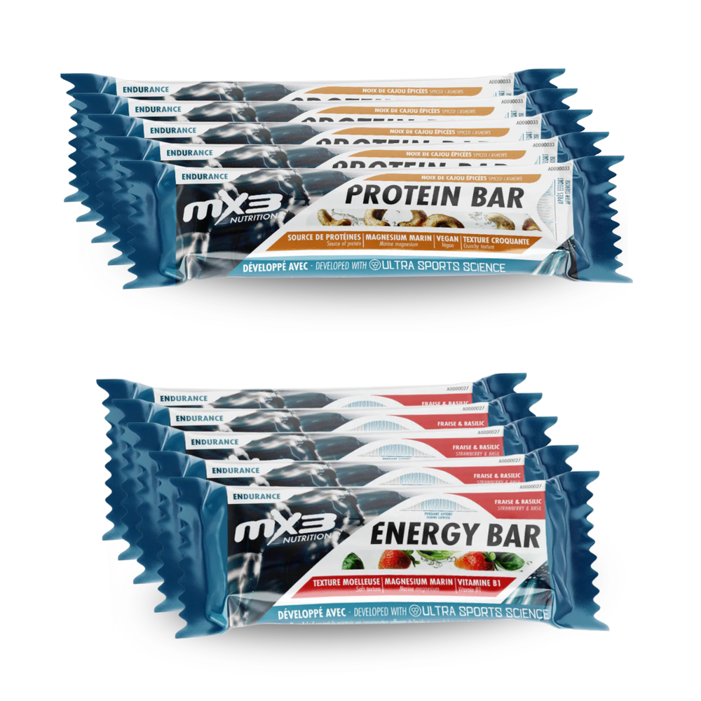 1 ère photos - barres protéinées (fraise basilic - Noix de cajou)