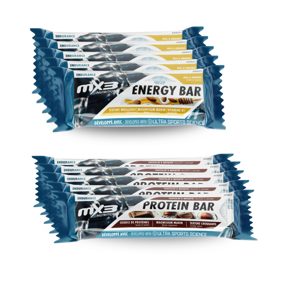 1 ère photos - barres protéinées (choco noisette - miel amende