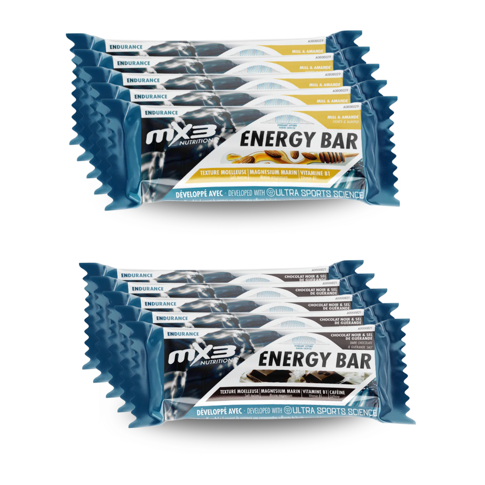 Mix barres - Miel amande + Chocolat noir & pointe de sel