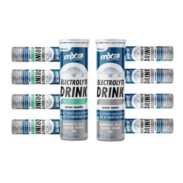 Mix Electrolytes saveur menthe + neutre