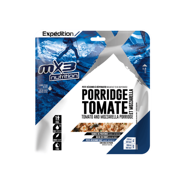 MX3 Adventure Repas lyophilisé Fondue au Chocolat et Ses crousât aux Fruits