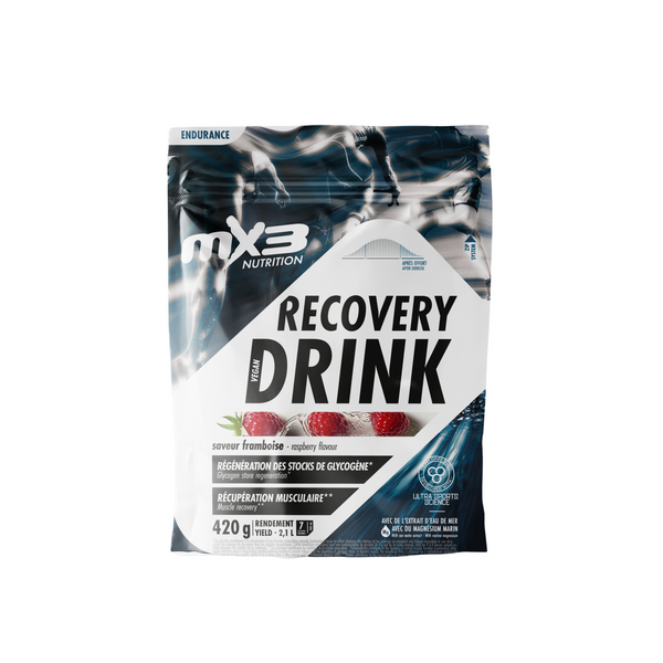 Vegan recovery drink saveur Framboise